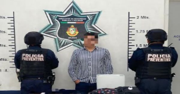 Detienen a un hombre por el robo en la clínica del IMSS en Atlixco
