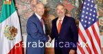 Se reúne el Embajador de EEUU Ron Johnson con Juan Ramón de la Fuente