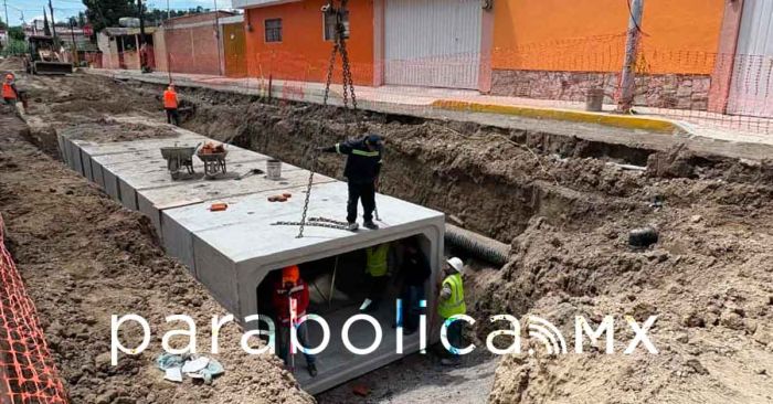 Avanza la construcci&oacute;n del Colector Pluvial en la colonia Vista Hermosa &Aacute;lamos: David Aysa