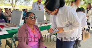 Atiende Conalep salud visual de población en Huaquechula
