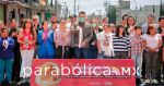 Entregan la rehabilitación del acceso al Aeropuerto de Huejotzingo