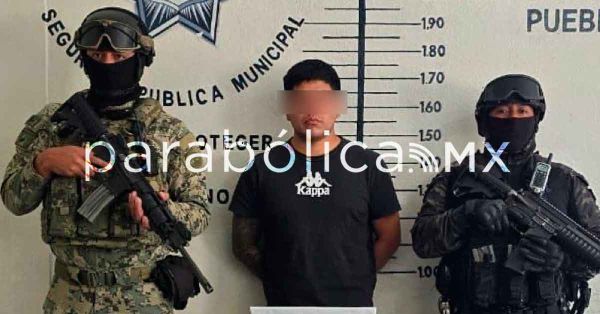 Cae probable narcomenudista en San Pedro Cholula
