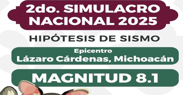 Invitan a participar en 2do Simulacro Nacional 2025