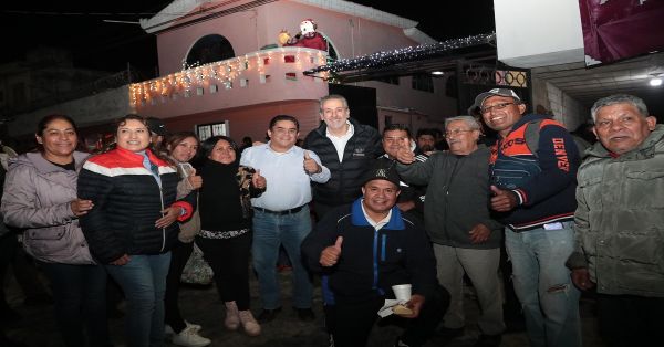 Entregan modernización de luminarias en San Baltazar Campeche y La Libertad