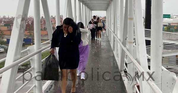 Continuar&aacute;n las lluvias en Puebla capital durante el fin de semana