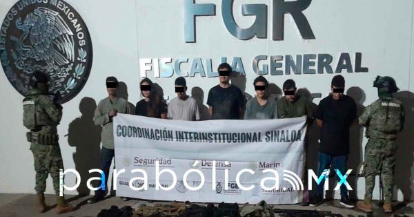 Detiene SSPC a 18 miembros de &ldquo;Los Chapitos&rdquo; en Sinaloa