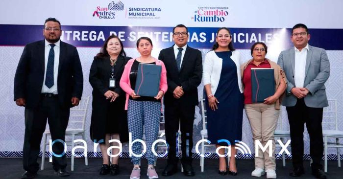 Brinda San Andrés Cholula certeza jurídica a los ciudadanos
