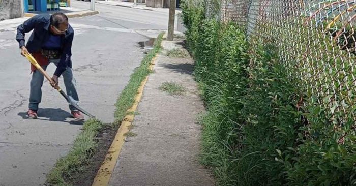 Mejoran áreas verdes en San Martín Texmelucan