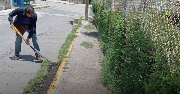 Mejoran áreas verdes en San Martín Texmelucan