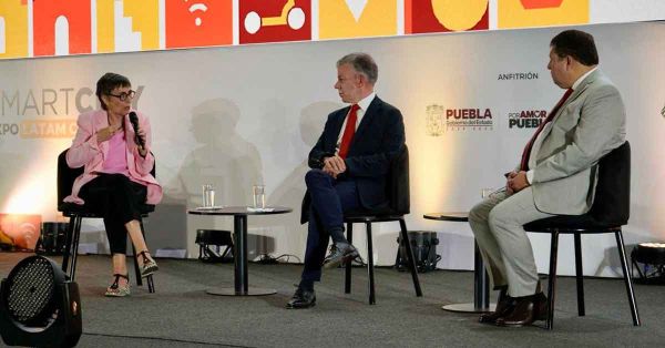 Ofrece Juan Manuel Santos, expresidente de Colombia conferencia en Smart City Expo LATAM
