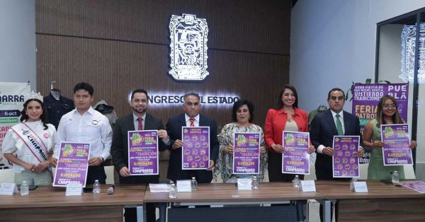 Autoridades de San Miguel Xoxtla presentan cartel oficial de la 33ª Feria de la Chamarra