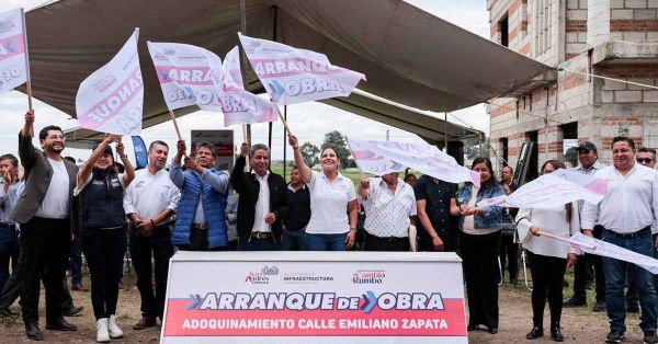 Inicia Lupita Cuautle obra ahora en San Luis Tehuiloyocan