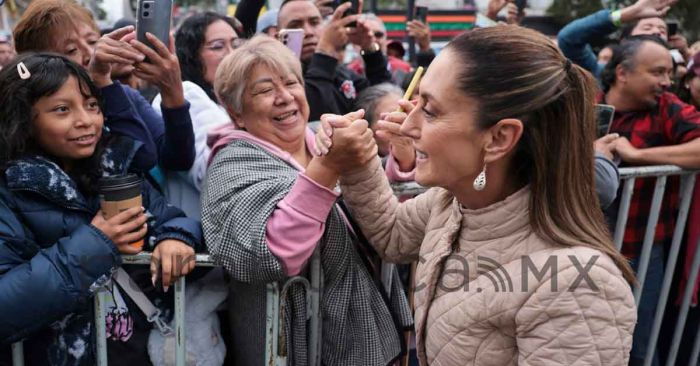 Presentan Claudia Sheinbaum y Clara Brugada l&iacute;nea 4 de Cableb&uacute;s Tlalpan-Coyoac&aacute;n
