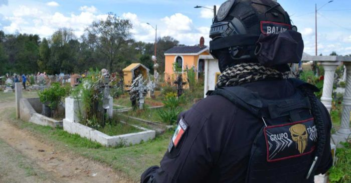 Implementan operativo conjunto por D&iacute;a de Muertos en Cholula
