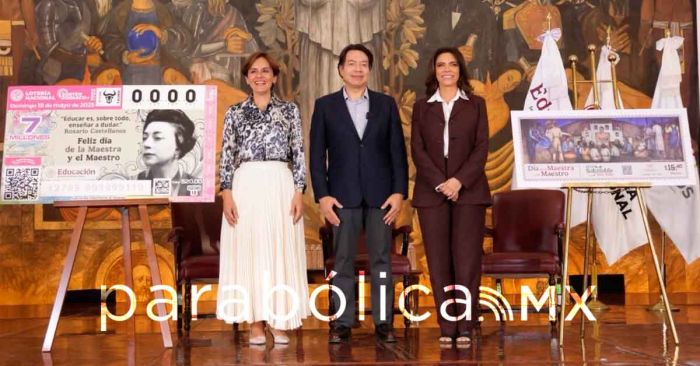 Conmemora la Lotería Nacional a las maestras y maestros del país: Olivia Salomón