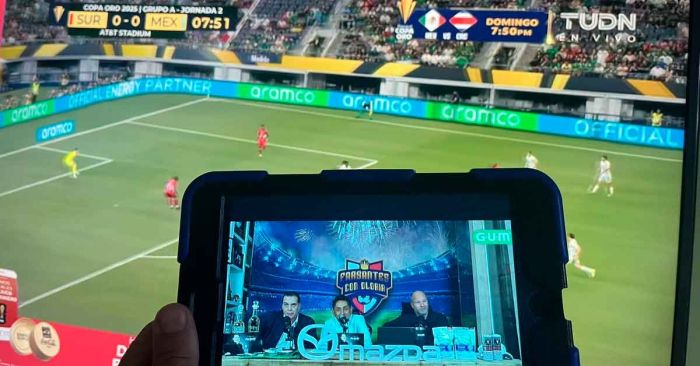 Televisi&oacute;n muteada