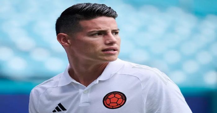 Captan a James Rodríguez en aeropuerto de México