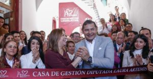 Inaugura Laura Artemisa su Casa de Gestión