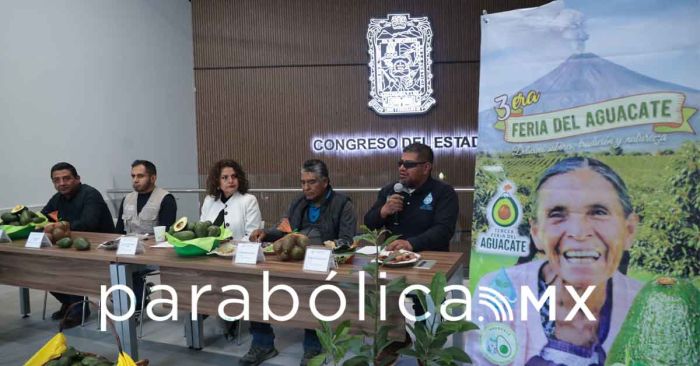 Invita Congreso a la Feria del Aguacate a realizarse en Atlixco 