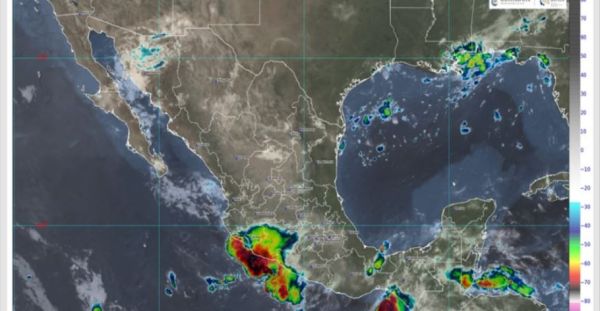 Prev&eacute;n lluvias puntuales en Veracruz, Tabasco, Oaxaca y Chipas