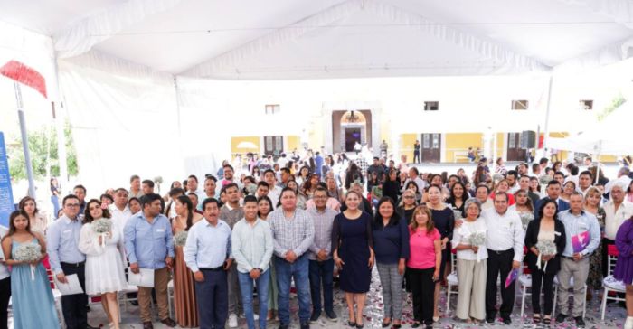 Encabeza Lupita Cuautle segunda jornada de bodas gratuitas