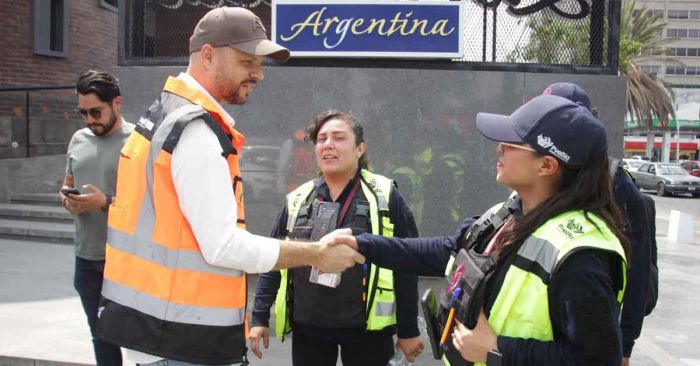 Supervisa David Aysa programa de parquímetros en la Juárez y barrio de Santiago