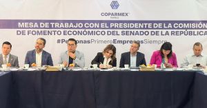 Se reúne COPARMEX con el presidente de la comisión de Fomento Económico del Senado