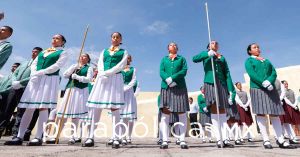 Inauguran SEP y CECyTE el XVIII Concurso Estatal de Escoltas de Puebla