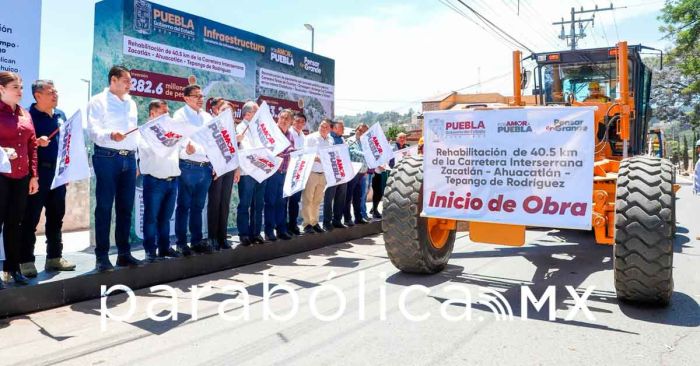 Se rehabilitarán más de 55 kilómetros de carreteras en la Sierra Norte: Armenta