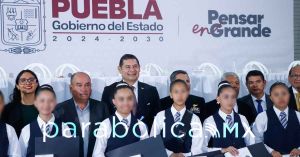 Reconoce Armenta a estudiantes del COBAEP que participaron en el Concurso Nacional de Escoltas