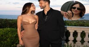 Aparece Eiza González en Wimbledon para apoyar a su novio Grigor Dimitrov
