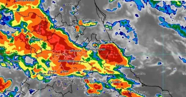 Aumenta intensidad de lluvias en la capital