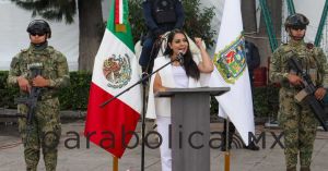 Encabeza Tonantzin Fernández la Ceremonia Conmemorativa del 15 de Septiembre