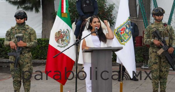 Encabeza Tonantzin Fern&aacute;ndez la Ceremonia Conmemorativa del 15 de Septiembre