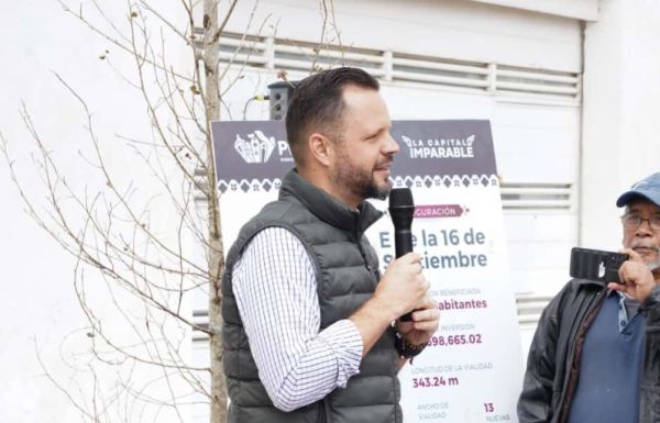 Entregan infraestructura vial en Guadalupe Hidalgo Segunda Sección