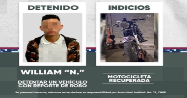 Conduc&iacute;a un veh&iacute;culo robado en la colonia La Playa, ya est&aacute; detenido