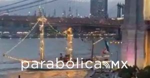 Iniciará la Marina indagatoria por el accidente del Buque Cuauhtémoc en Nueva York