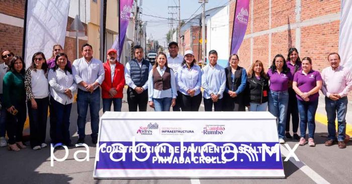 Entrega Lupita Cuautle obra vial para mejorar la movilidad en Emiliano Zapata