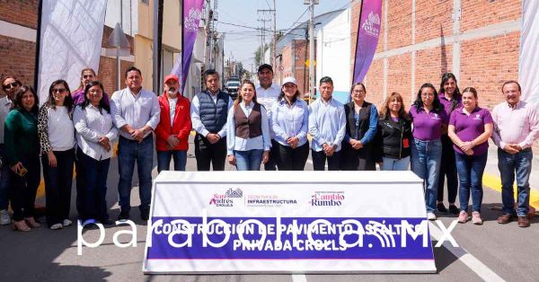 Entrega Lupita Cuautle obra vial para mejorar la movilidad en Emiliano Zapata