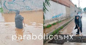 Coordinadan autoridades de San Pedro Cholula atención ante intensas lluvias