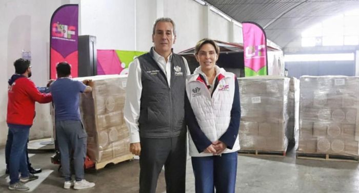 Env&iacute;a Ayuntamiento Puebla apoyo a afectados por tormenta tropical Raymond