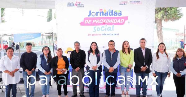 Lleva Lupita Cuautle la Jornada de Proximidad Social a San Luis Tehuiloyocan