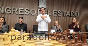 Fomenta Congreso del Estado la práctica del ajedrez en la niñez y las juventudes poblanas