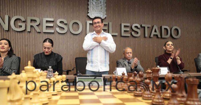 Fomenta Congreso del Estado la práctica del ajedrez en la niñez y las juventudes poblanas