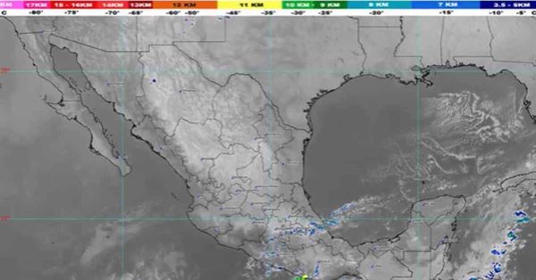 Estima SMN lluvias en cinco estados de México