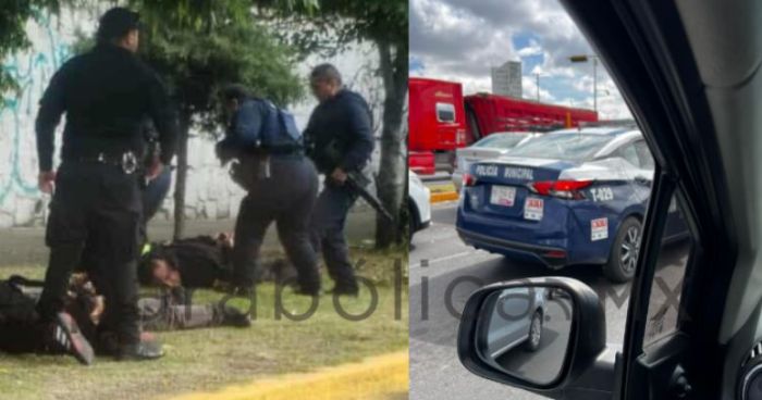 Detiene SSC de Cholula presuntos ladrones de tractocami&oacute;n; recuperan la unidad