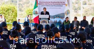 Preside Armenta la graduaci&oacute;n de la segunda generaci&oacute;n de Polic&iacute;as de Proximidad