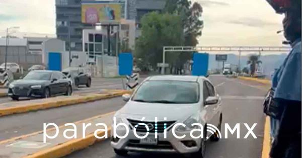 Se manfiestan motociclistas contra Ley Chaleco en la Puebla-Atlixco