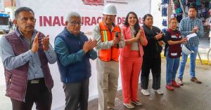 Encabeza Tonantzin Fernández pavimentación en San Cristóbal Tepontla