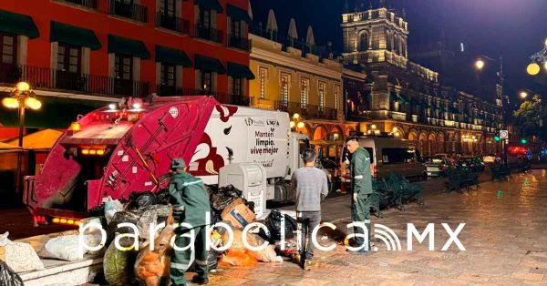 Mantiene Limpia de la capital labores en Nochebuena